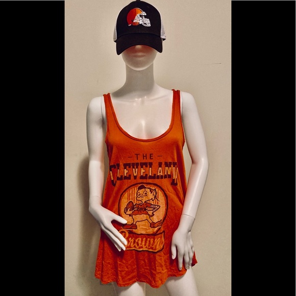 🆕🏈JUNKFOOD VINTAGE CLEVELAND BROWNS🏈🆕 - Picture 2 of 10